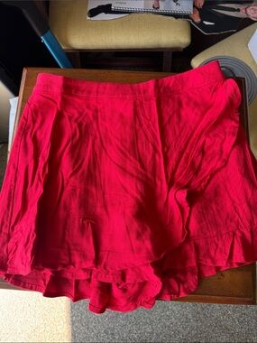 Altar'd State Bright Pink Layered Skort